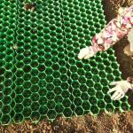 CE/ISO9001/ISO14001 Parking Lot Plastic Grass Paver Grids 80-250 Tons Loading