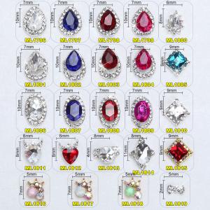 Quality Hot NEW Wholesale Alloy Jewelry 3D Nail Art Jewelry Nail rhinestones Sticker Supplier Number ML1796-1819 wholesale