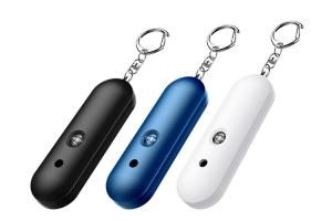 Plug Pin 130dB Safesound Personal Alarm Keychain CR2032 Battery