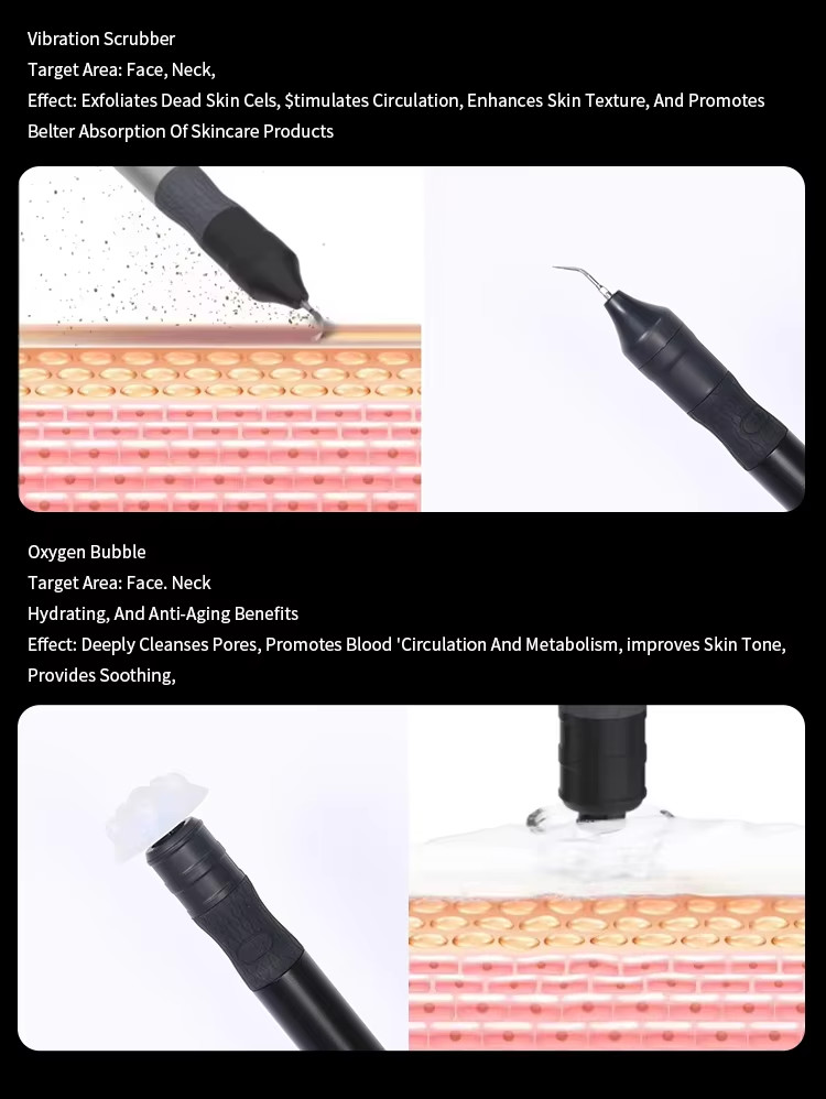 14 In 1 Oxygen Jet H2O2 Exfoliating Hydrating Cleaning Machine
