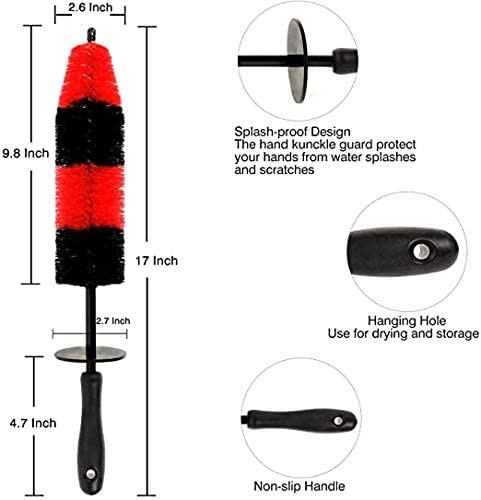 18 Pcs Car Cleaning Tools Kit with Car Detailing Brush Set,Auto Detailing Car Cleaning Kit
