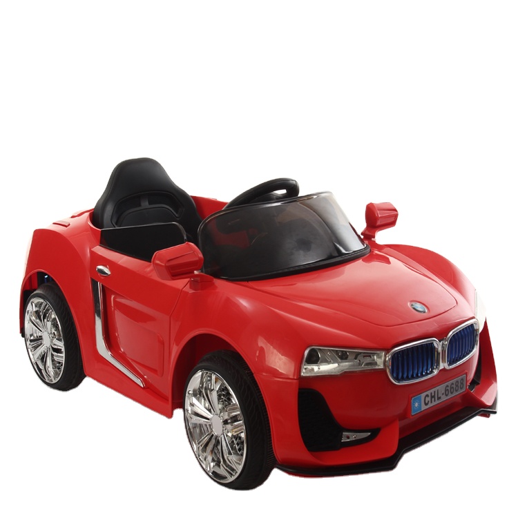 Sky Blue Princess Pink Children's Electric Car with Battery Power and Remote Control