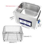 6.5L Commercial Digital Ultrasonic Cleaner SUS 304 Stainless Steel For Metal