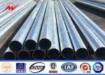 15m Galvanized Steel Electric Pole Column Power Line Iso Approval
