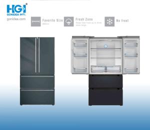 Quality 500L French Door Refrigerator With Ice Maker And Water Dispenser Deodorizing OEM wholesale