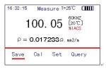 60KHz 0.5 - 110 % IACS ( 0.29 - 64 MS / m ) Digital Portable Electrical Eddy