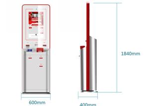 Quality Self Service Touchscreen Billing Bill Payment Kiosk Windows 7 wholesale