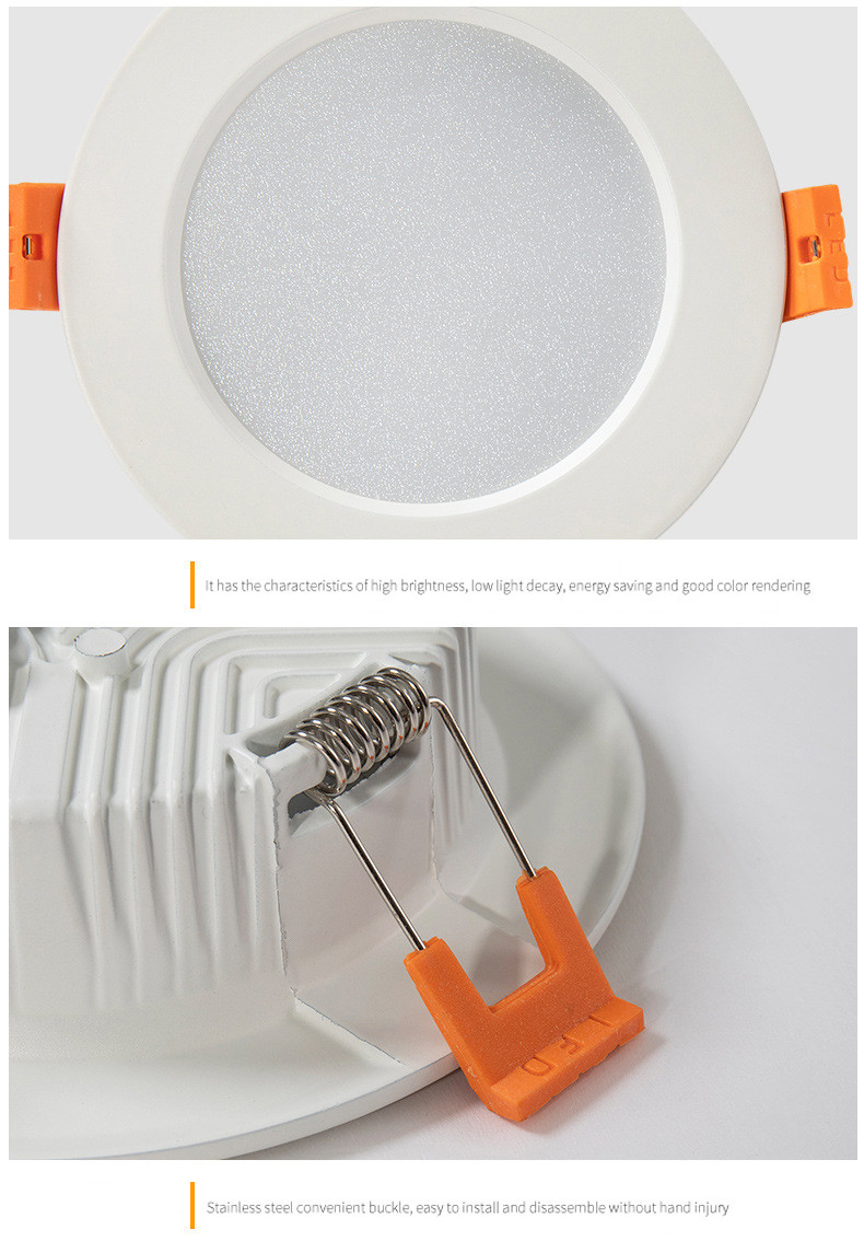 Ceiling Recessed IP44 Slim LED Panel Lights Residential
