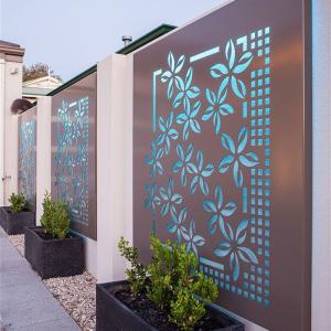 Quality Surface Powder Coated Aluminum Garden Fence Privacy Security Noise reduction wholesale