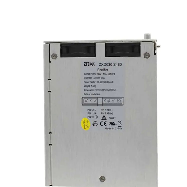 ZTE ZXD030 S480 48V Telecom Rectifier Dc Power For ZXDU58 B900 System