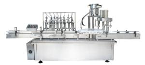 Quality Liquid Capping Volumetric Liquid Filling Machine For 500g Honey Jam Jar wholesale