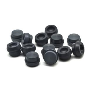 Quality 13.3mm 12.9mm Butyl Rubber Stopper 16.8mm Black Rubber Stopper wholesale