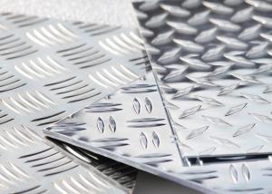 Quality Aluminium 5 Bar Tread Plate Aluminium Checker Plate Sheet 5005 5086 5754 1100 O H24 wholesale