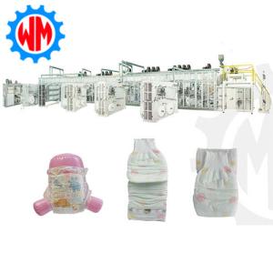 Quality Advanced Nonwoven Fabric Baby Diaper Making Line High Efficiency wholesale