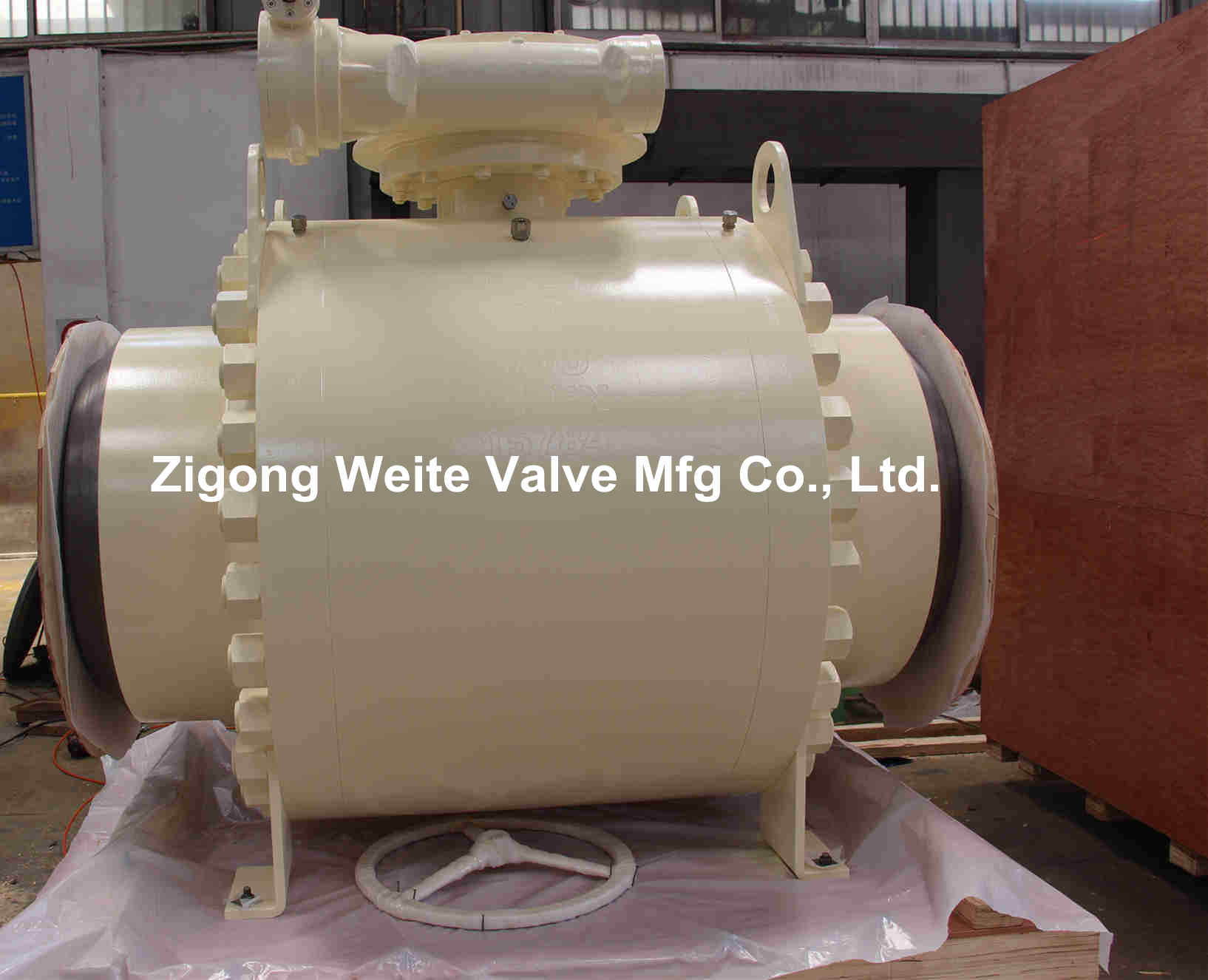 Class 900 Pipeline Ball Valve API6D 30 Inch Trunnion Style Bare Stem