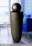 Fiberglass 154cm Led Light Indoor Water Fountain