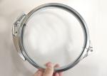 180mm Round Quick Release Duct Clamps Air V Band Ventilation Flange Clamp