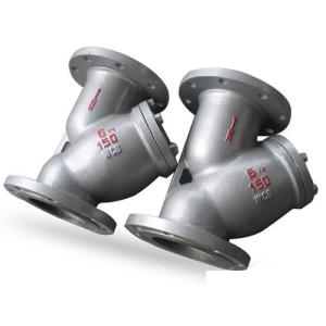Quality Y Strainer Wcb Inch Dn150 150 LB RF Flanged Y Strainer Asme B16.10 Y Strainer Filter 6 Inch Screen Material SS316 wholesale