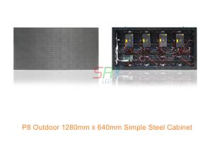 Quality Hanging Front IP65 LED wall display P8 LED advertising screen Cabinet high resolution wholesale