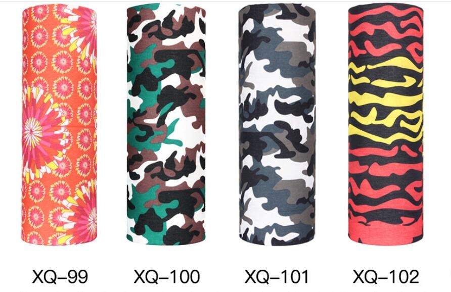 Multi Function Seamless bandana Riders Face Mask warm Neck Tube 100% polyester microfibre Bicycle Cycling Camping scarf