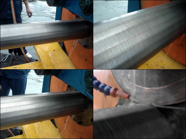 CNC vee wire mesh welding machine