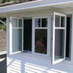 Indoor Aluminum Casement Window 50mm Double Layer Glass