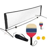 Customized Portable Pickleball Net 300cm Wooden Pickleball Paddles