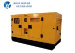 Electric Start Ricardo Diesel Generator 100KVA Yellow Color Closed Water Cooled
