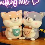Kids Super Soft Plush Fabric Stuffed Puppy Toy