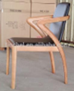 Quality North Europe style home solid wood dining arm chair furniture wholesale
