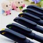 Gel pen,Promotional gel-ink pen with cap,black rubber gel-ink pen,