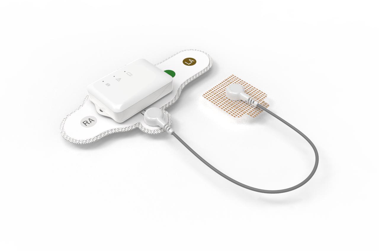 Wearable Ambulatory ECG Patch Monitors single Lead or 3 leads 24-hour Holter, long-term Holter, cardiac event monitoring