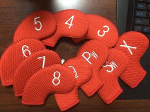 Quality waterproof iron covers , Golf headcover , golf head cover , waterproof golf iron cover wholesale