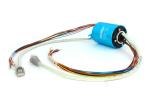 Rotating Hollow Gigabit Ethernet Slip Ring 12.7mm Single Channel