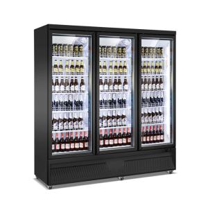 Quality Commercial Supermarket Chiller Glass Door Upright Display Refrigerator And Freezer wholesale
