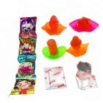 Mouth Shaped Pop Rocks Lollipop Assorted Fruity Flavor For Supermarket