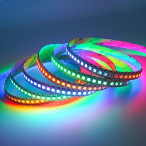 Quality SMD 5050 WS2812B DC 5V 144LED / M 43W Dream Color Addressable Flexible RGB LED Strip wholesale