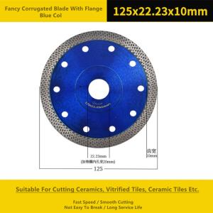 Quality Circular Blue 5 Inch Diamond Cutting Disc Metal Sintered wholesale