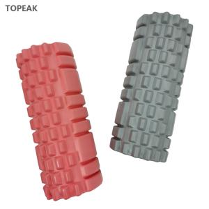Quality Hollow Grid EVA Yoga Roller 36&quot; 18&quot; 12&quot; Muscles Neck Tissue Pink wholesale