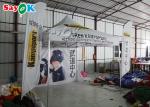 Outdoor Party Tent Portable Inflatable Air Knife Flag Folding Tent For Promotion
