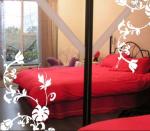 Artificial Carving Nontoxic Classic Flower Wall Sticker F013