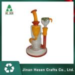 Irregular Tobacco 8 Inch SGS Water Pipes Glass Bongs
