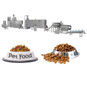 Quality Full Automatic Cat Kibble Dry Pet Food Production Line wholesale