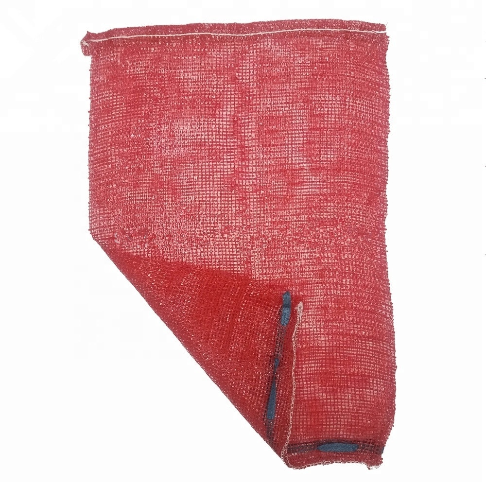 Firewood and Produce Mesh Bag 25kg/50kg PP/PE Tubular Leno Net Bag with Drawstring