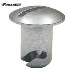 Universal Steel Quarter Turn Dzus Dome Head Buttons Silvery 7/16"x.450" for