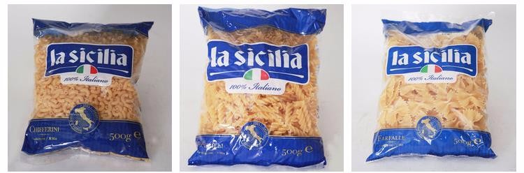 ISO9001 2008 Certified Gravure Printing Plastic Bag for Fresh Pasta Packaging