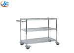 RK Bakeware China Foodservice NSF Multi Layer Bakery Rack Trolley Food Cart Oven