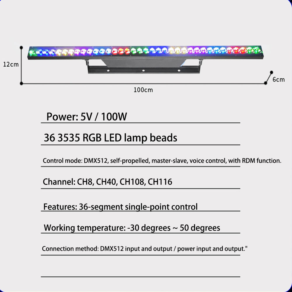 2025 hot sells led wash lights 36 5w wash wall light led wash stage light