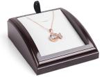 Chain Pendant Jewelry Display Stands Eco Friendly PU Leather Material