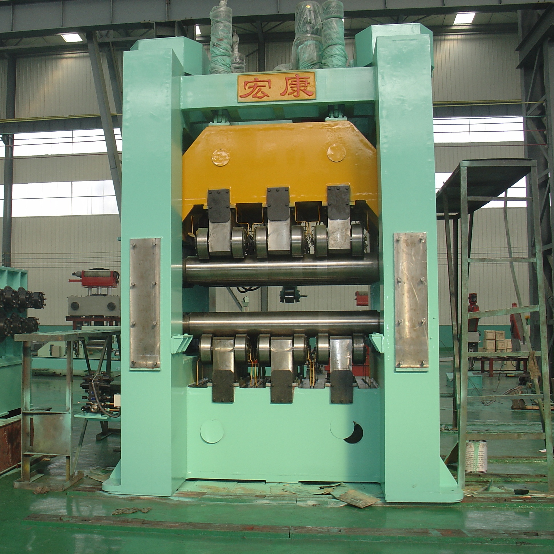 60KG Weight Steel Coil Flattening and Leveling Rewind Machine for Metal Sheet or Coils